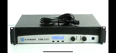 Crown CDi 2000 2-Channel 800W 70V Power Amplifier B6 • $399.99