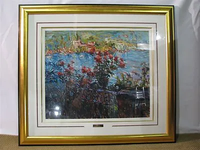 Framed Marco Sassone Signed Serigraph 42 BEACH ROAD #1/XL (#1 Of 40) 47  X 42  • $1999