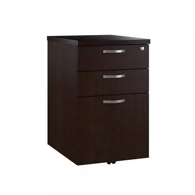 3 Drawer Mobile File Cabinet In Mocha Cherry • $353.89