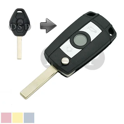 $7.50 • Buy Flip Key Shell Fit For BMW E81 E46 E39 E63 E38 E83 E53 E36 E85 Remote Case HU92
