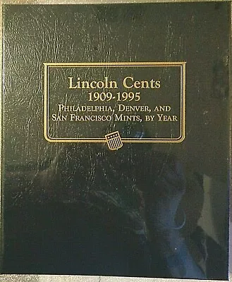 Whitman Classic Album #9112 Lincoln Cents 1909-1995 New • $38.30