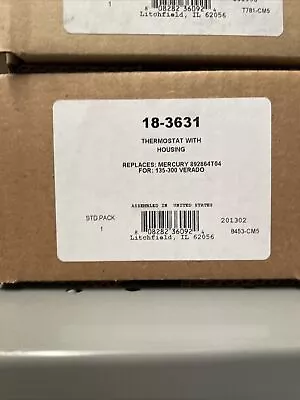 MERCURY Verado 135/175/200/225/250/275/300HP Thermostat Sierra 18-3631 892864T04 • $119.99