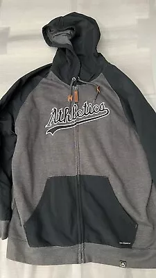 Oakland Athletics - Men’s Large Magestic Zip Up Hoodie - Dry Base • $19.99