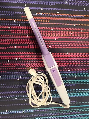 NORELCO Curly Q  3/4  HOT CURLING IRON W MIST Tested Working Vtg 1970s • $22.99