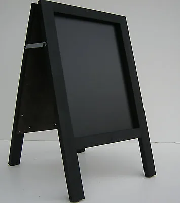 PAVEMENT BOARD-A BOARD - SANDWICH-DISPLAY-BLACKBOARD - 80cm X 40cm  BLACK 5KGS • £25.99