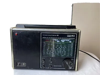 Vtg Montgomery Ward Airline Solid-State Multiband IC Radio GEN-1475A • $40.90