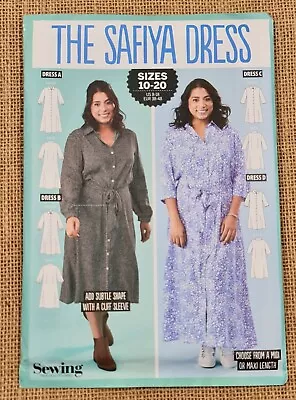 Simply Sewing The Safiya Dress Sewing Pattern Size 10-20 Midi Maxi Dresses Craft • £4.50