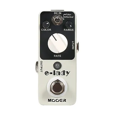 MOOER E-Lady Classic Analog Flanger Guitar Effect Pedal True Bypass Metal No Box • $29.95