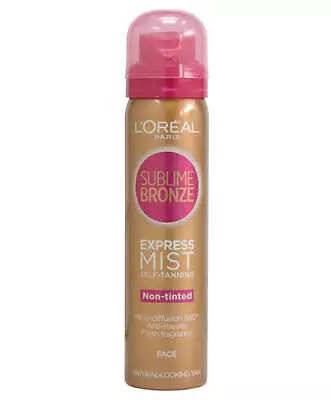 Loreal Paris Sublime Self Tanning Dry Mist For Face • £11.32
