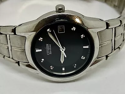 Citizen Women's Watch Eco Drive E011-S058503 Runs Not Tested FOR REPAIR PARTS • $34