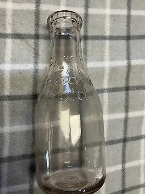 Meadow Gold Embossed Quart Milk Bottle • $9.99