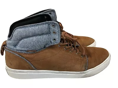 Vans OTW Alomar Felt Pack Chipmunk Brown Grey High Top Shoes Mens 13 • $27