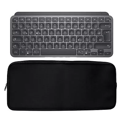 Soft Case For Logitech MX Keys Advanced Wireless Illuminated Keyboard Protection • £11.08