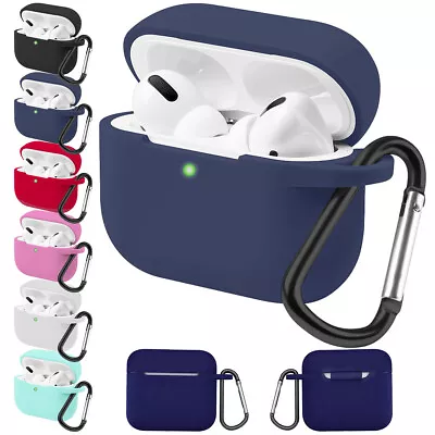 $6.48 • Buy For Apple Airpods Pro Accessories Soft Silicone Case Shockproof Strap Cover