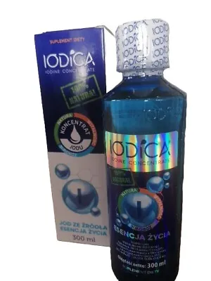 Iodica 300 Ml Iodine Liquid Strength Sea Solution Thyroid Support • £29.99