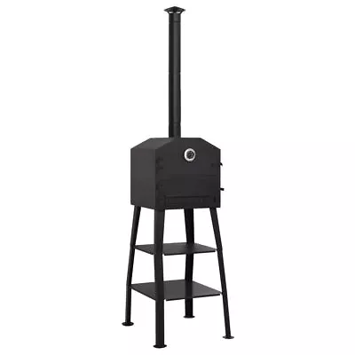 VidaXL Outdoor Pizza Oven Charcoal Fired With 2 Fireclay Stones • $320.06