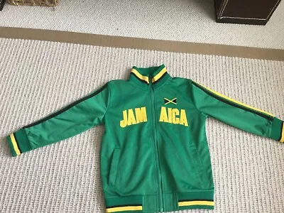 JAMAICA Track Suit Jacket Green-Black-Yellow Unwanted Gift FREE POST • £17.99