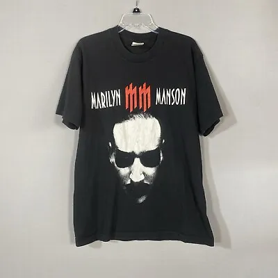 RARE Vintage 2003 Marilyn Manson Rabble Babble T Shirt Men’s Size Large • $89.99