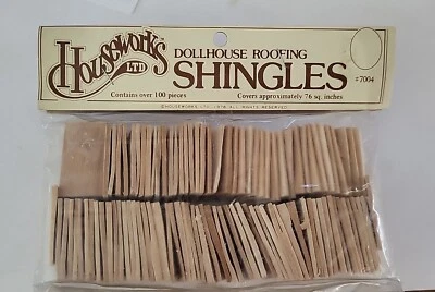 $10 • Buy Vintage Houseworks Dollhouse Roofing Shingles