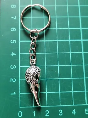 £2.69 • Buy Raven Skull Head Keyring  Wiccan Pagan Goth Witchcraft