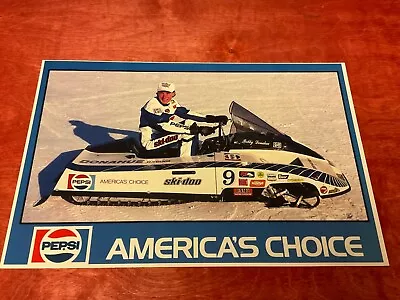 🏁 84 SKI-DOO FORMULA 1 WORLD CHAMPION RACE SNOWMOBILE Poster Vintage Sled PEPSI • $21.88