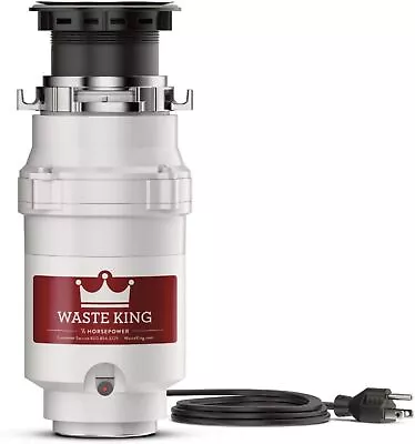 1/2 HP Garbage Disposal With Power Cord For Kitchen Sink Food Waste • $75.63