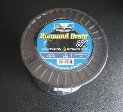 Momoi Diamond Braid Generation III Fishing Line 8X - Blue - 50lb - 600 Yards • $45.99