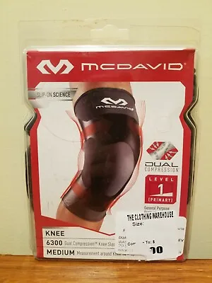 McDavid 6300 Dual Compression Knee Sleeve Machine Washable - Charcoal - M Medium • $16.99
