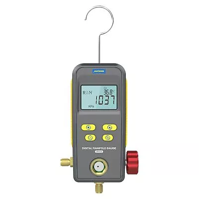 $65.99 • Buy Refrigeration Digital HVAC Meter Single Manifold Gauge Vacuum Pressure Temp Test