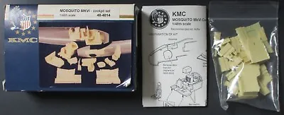 KMC 1/48th Scale Mosquito Mk VI Resin Cockpit Detail Set No. 48-4014 • $19.59