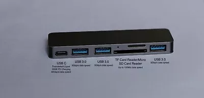 £16 • Buy 6 In1 USB-C Hub Adapter For MacBook Pro, MacBookAir