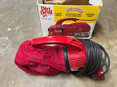 $18.99 • Buy Vintage Dirt Devil By Royal Hand Held Vacuum Model 172 W/ 2 Speed Motor Tested 