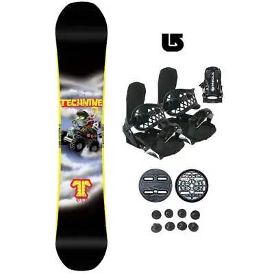 150cm Technine Magoon Snowboard And Bindings L Package Set +Burton Decal Rsev227 • $429.95