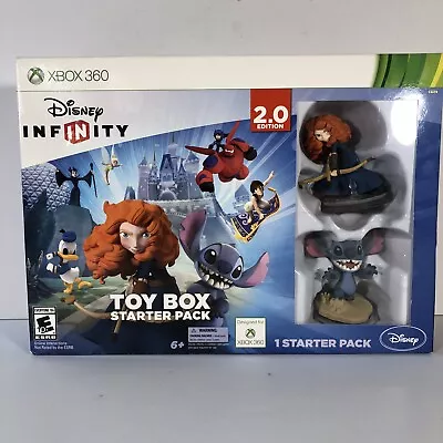 Disney Stitch & Merida Infinity Xbox 360 2.0 Edition Toy Box Starter Pack • $27.95