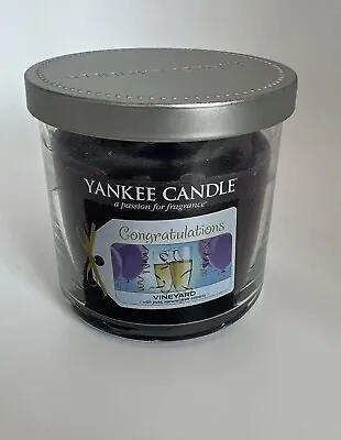 Yankee Candle RARE Vineyard Congratulations Tumbler | Small Jar 104g • £39.99