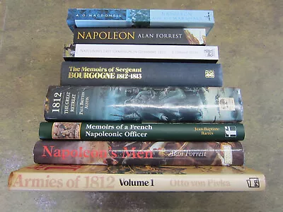 NAPOLEONIC WARS BUNDLE JOBLOT X 8  NAPOLEON MARSHALS 1812 1813 MEMOIRS • £23.99