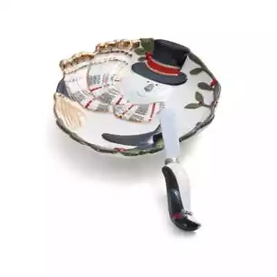 Fitz And Floyd Mistletoe Merriment Snack Plate With Spreader 2-Piece • $17.99