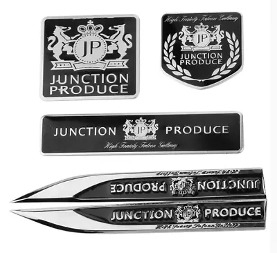 5pcs Metal Junction Produce VIP Car Trunk Fender Emblem Badge Decal Sticker JDM • $12.90