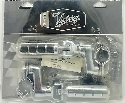 Victory Motorcycles Freeway Bar Peg Kit #2874837 Chrome/Black Open Never Used • $84.95