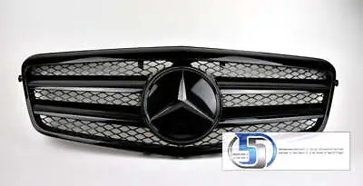 W212 E Class E320 E550 E63 AMG Front Grille All Glossy Black Grill DTR • $237.49