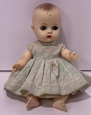 Vintage 8  RUBBER DOLL BABY Jointed Sleep Eyes • $12.99