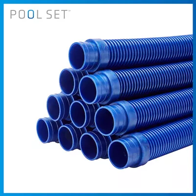 Pool Set Automatic Pool Cleaner Hose Blue 10 X 1m Zodiac Baracuda Generic 10m • $54.28