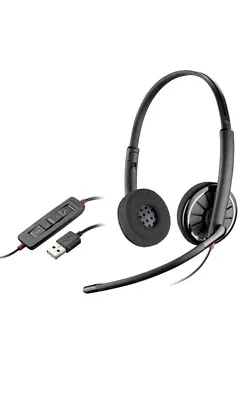 £9.99 • Buy PLANTRONICS Blackwire C320-M Audio USB Headphones Wired Headset Skype Zoom