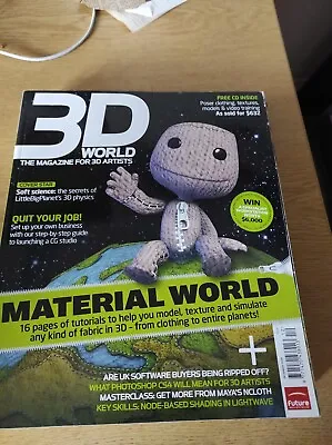 3D World Magazine #110 December 2008 Material World - B163 • £2.99