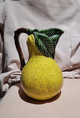 Vintage Pear/Squash Shaped Olfaire Water Pitcher Made In Portugal • $24
