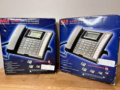 2X RCA Model 25413RE3 4-Line Business Expandable Speakerphone • $60