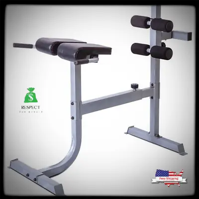 Roman Chair Back Extension Hyperextension Bench For Glutes Abdominal Hamstrings • $118.21