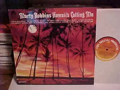 Marty Robbins Lp  Hawaii's Calling Me Made In West Germany Re-issue Vg++ • $3.60