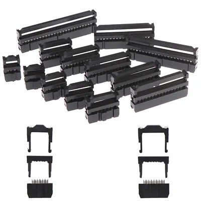 10x 6/8/10/12/14-50Pin IDC Socket Plug Ribbon Cable Connector 2.54mm Pitch XK • £5.37