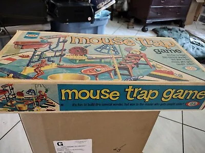 Mouse Trap Game Ideal 1970 Board Game Includes Instructions Pre-Loved • $16